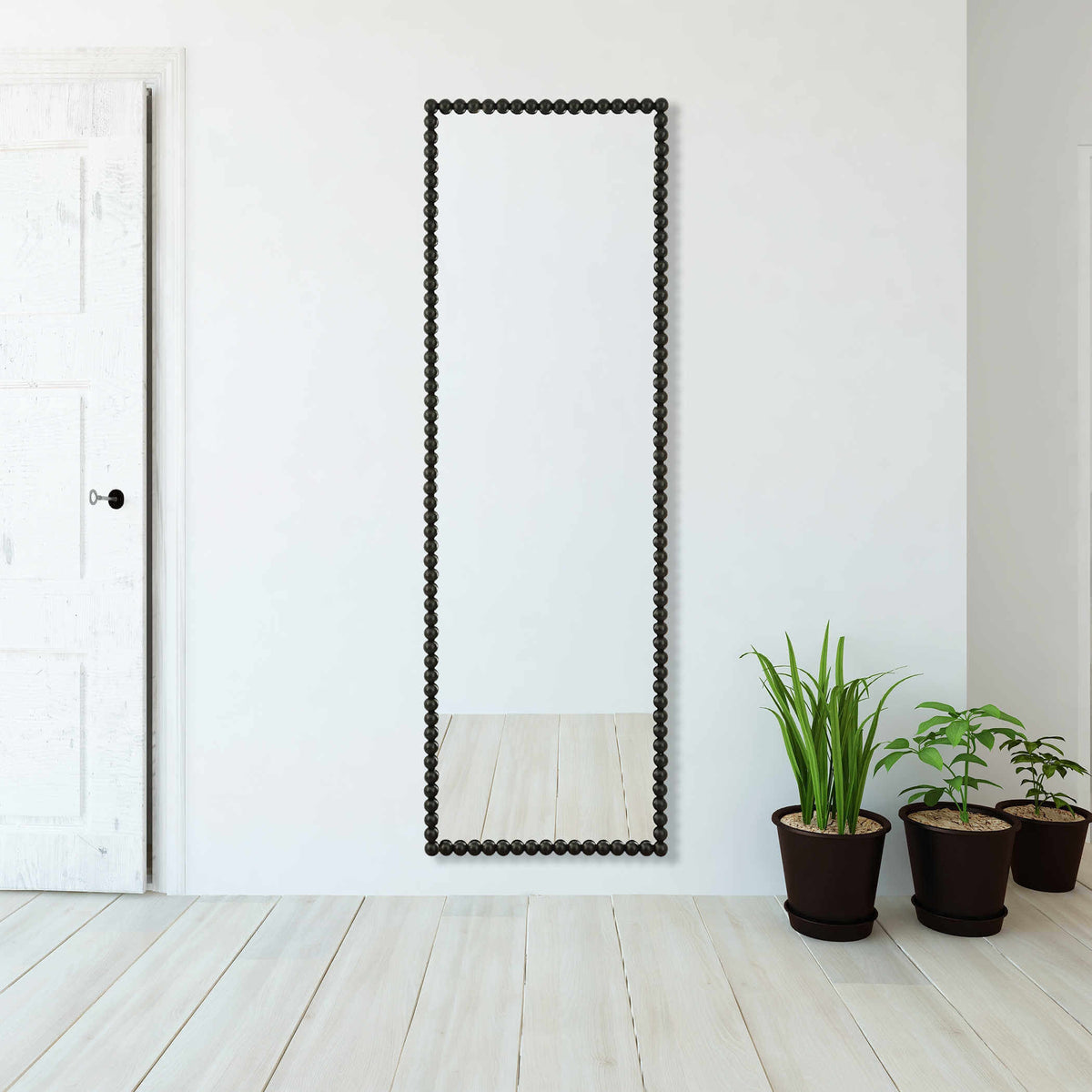 UTTERMOST SERNA TALL MIRROR BLACK 09791