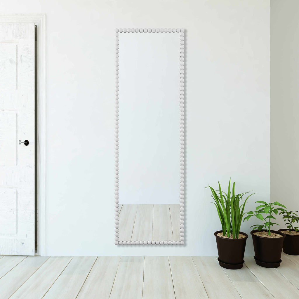 UTTERMOST SERNA TALL MIRROR WHITE 09792