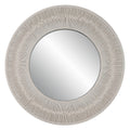 UTTERMOST SAILOR'S KNOT SMALL ROUND MIRROR WHITE 09824