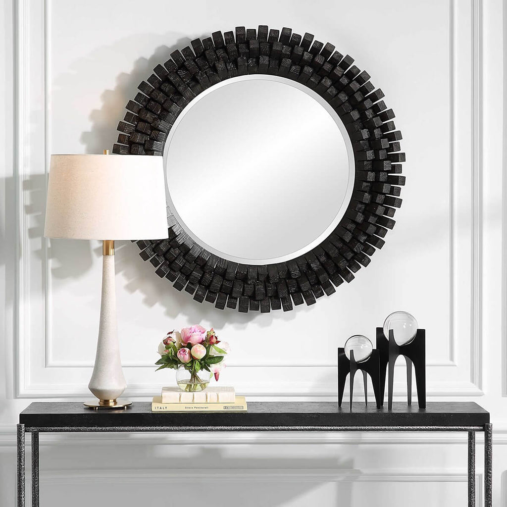 UTTERMOST CIRCLE OF PIERS ROUND MIRROR 09920
