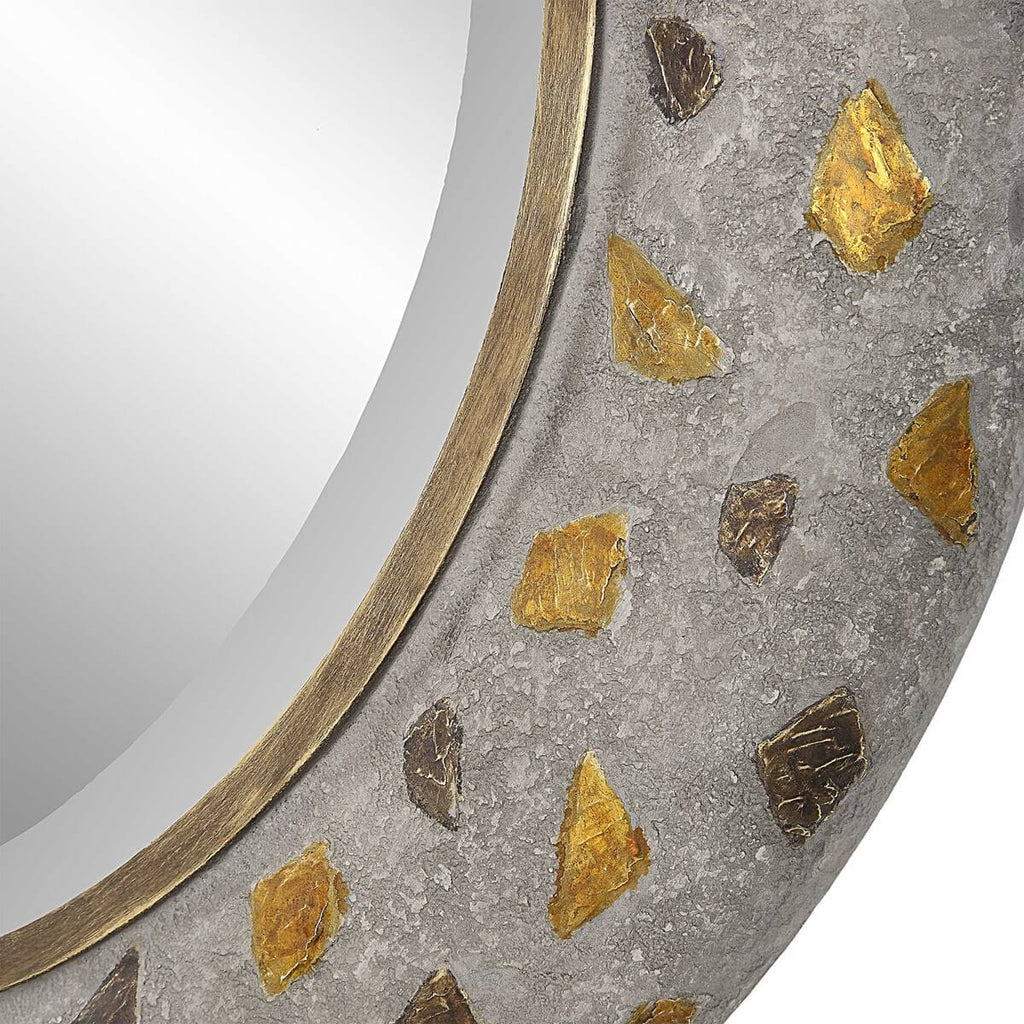 UTTERMOST COPPER TERRAZZO ROUND MIRROR 09921