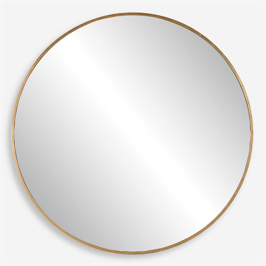 UTTERMOST JUNIUS LARGE ROUND MIRROR GOLD 09928