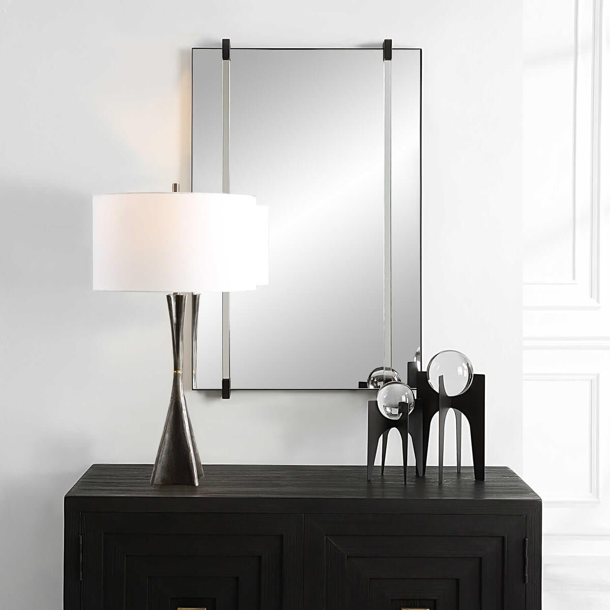 UTTERMOST LADONNA MIRROR BLACK 09937