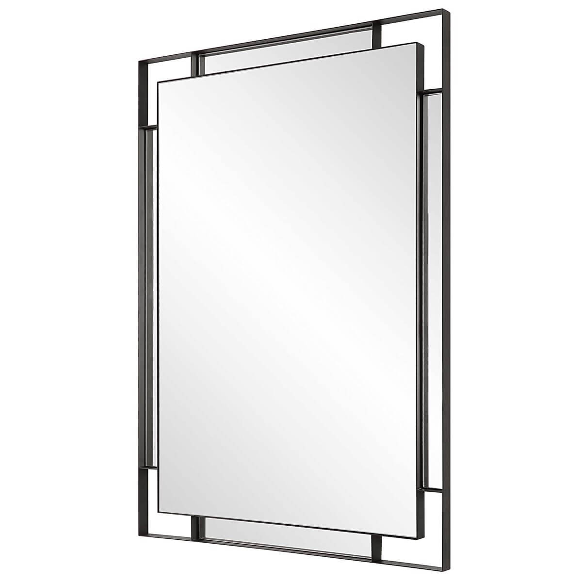 UTTERMOST STELLAN MIRROR BLACK 09938