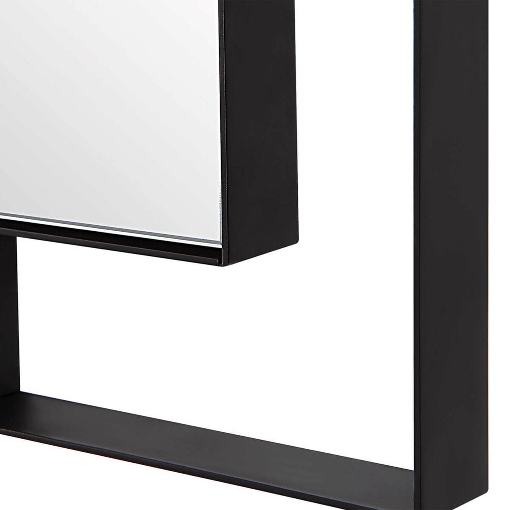 UTTERMOST STELLAN MIRROR BLACK 09938