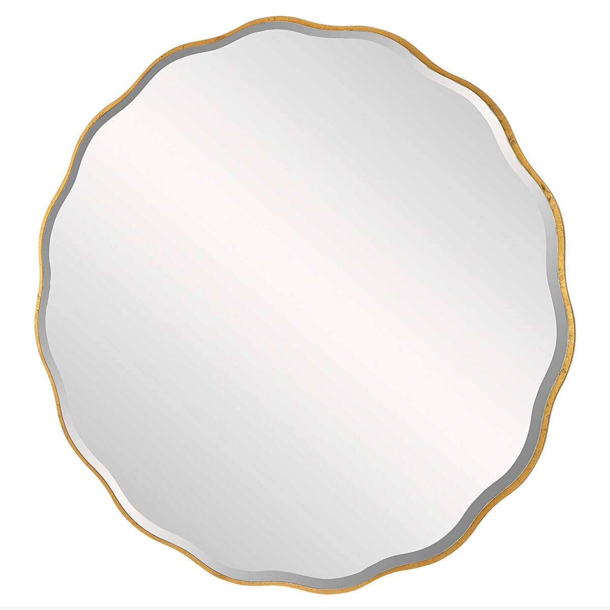UTTERMOST ANETA LARGE ROUND MIRROR GOLD 09943