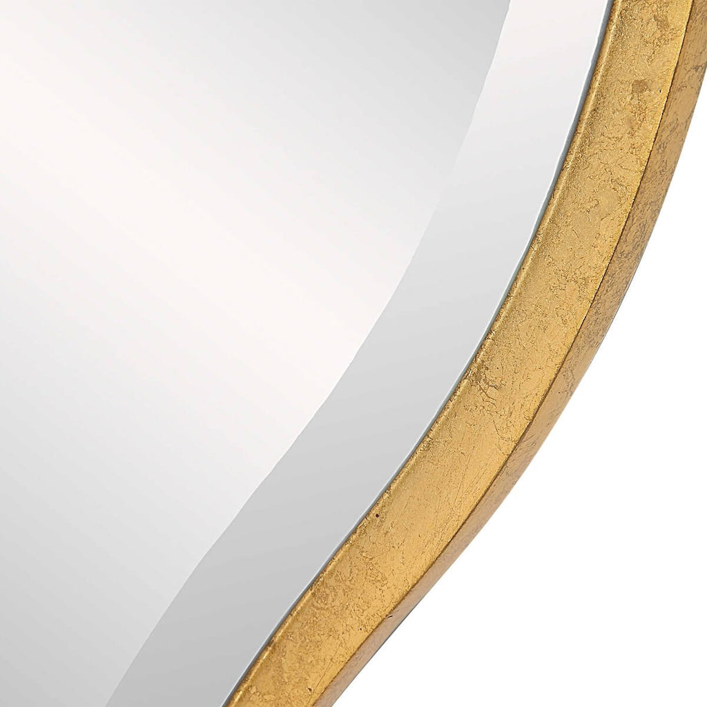 UTTERMOST ANETA LARGE ROUND MIRROR GOLD 09943