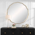 UTTERMOST ANETA LARGE ROUND MIRROR GOLD 09943
