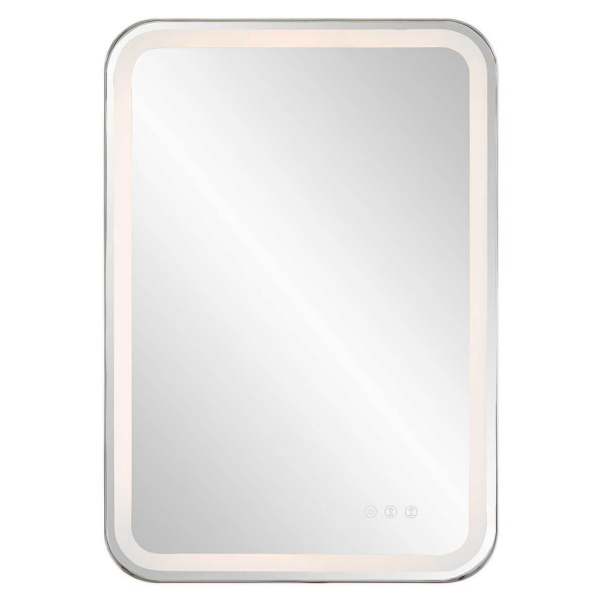 UTTERMOST CROFTON LIGHTED VANITY MIRROR NICKEL 09945