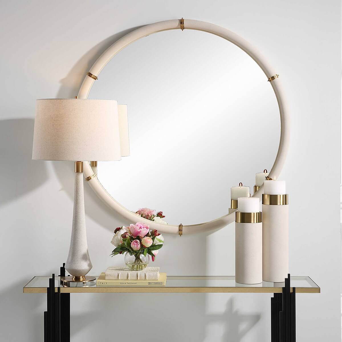 UTTERMOST CYPRUS ROUND MIRROR 09950