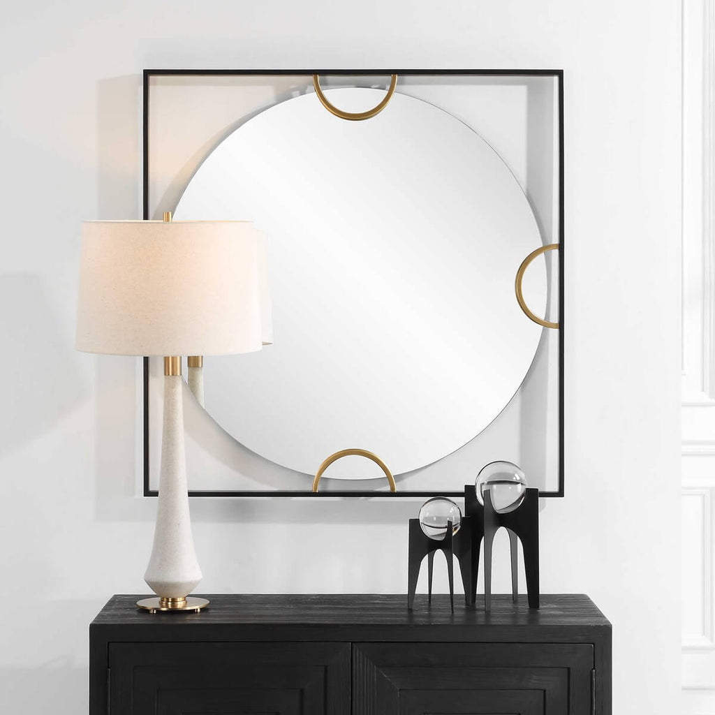 UTTERMOST HINSON SQUARE MIRROR 09958