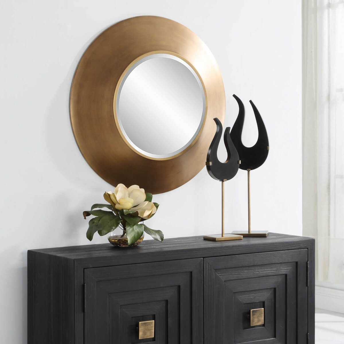 UTTERMOST CONTESSA ROUND MIRROR 09959