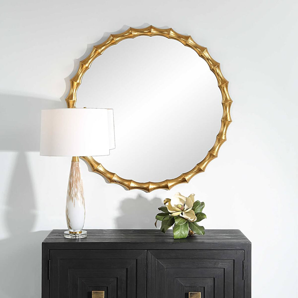 UTTERMOST NACALA ROUND MIRROR 09963