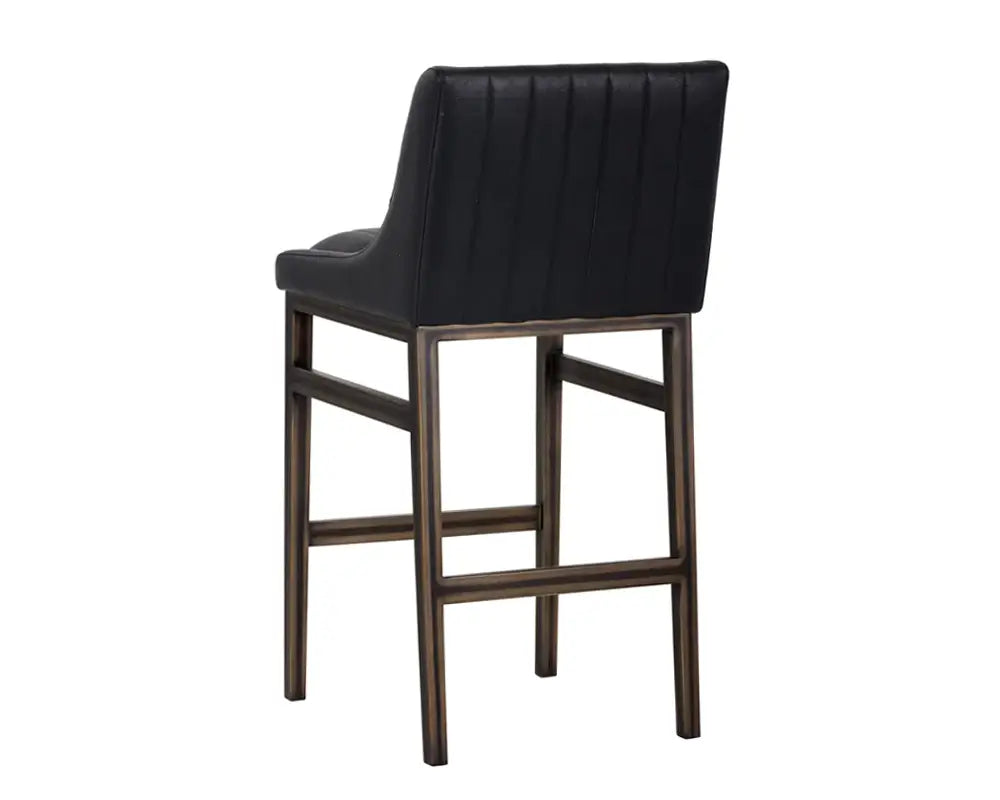 SUNPAN 101743 HALDEN ARMLESS BARSTOOL - RUSTIC BRONZE
