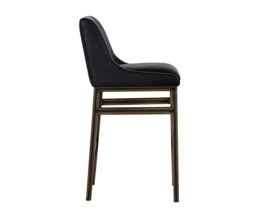 SUNPAN 101743 HALDEN ARMLESS BARSTOOL - RUSTIC BRONZE