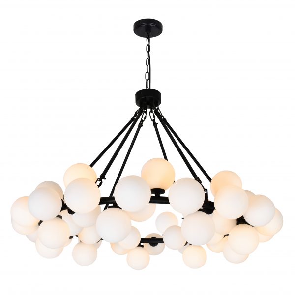 CWI LIGHTING ARYA 45-LIGHT CHANDELIER 1020P39-45-101