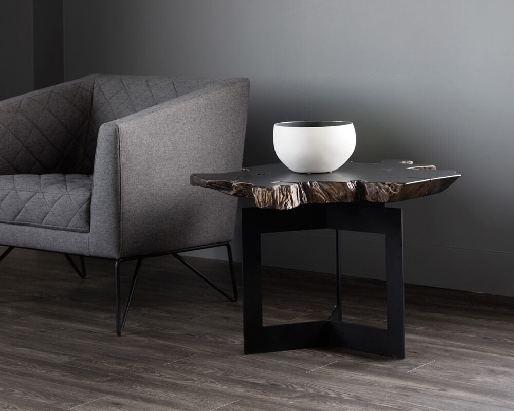SUNPAN Wyatt End Table - Dark Brown 102223
