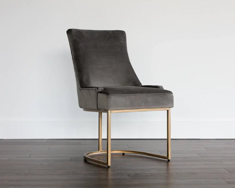 SUNPAN 102751  FLORENCE DINING CHAIR - RUSTIC BRONZE SET OF TWO