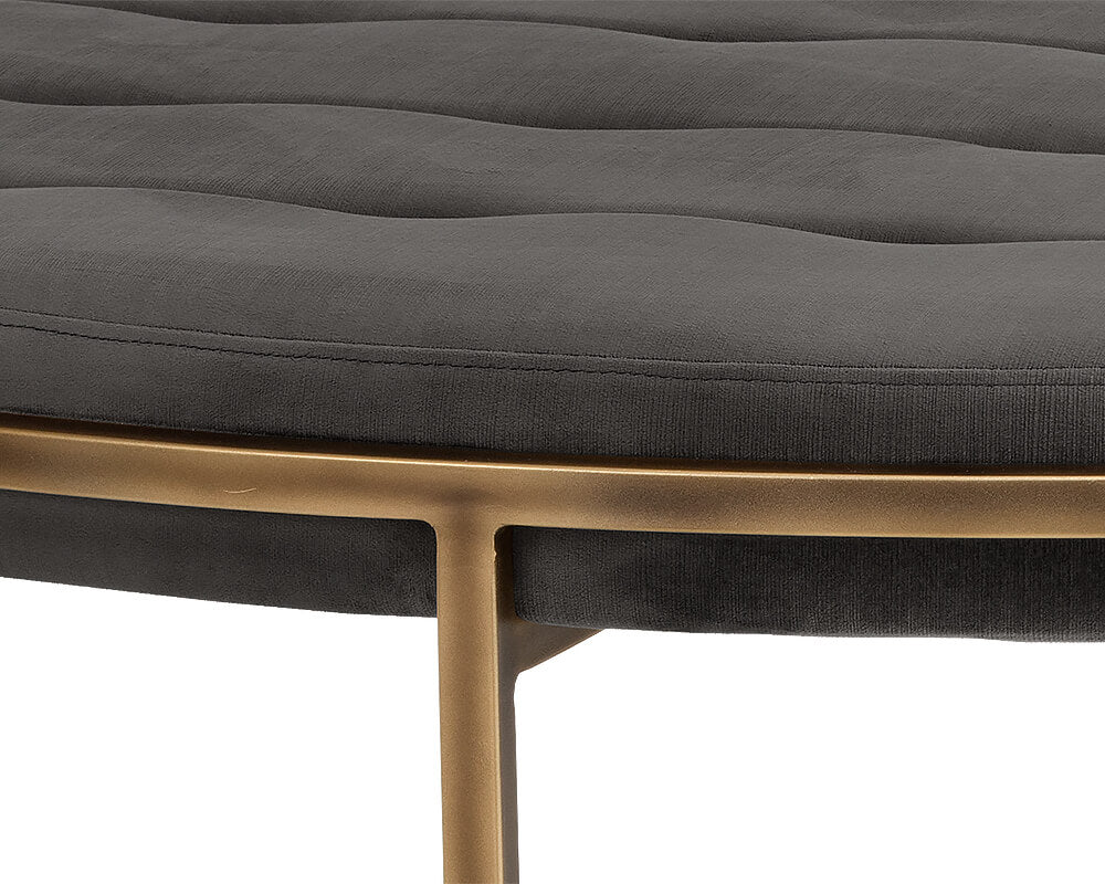 SUNPAN Ethel Ottoman Round - Piccolo Pebble 102772