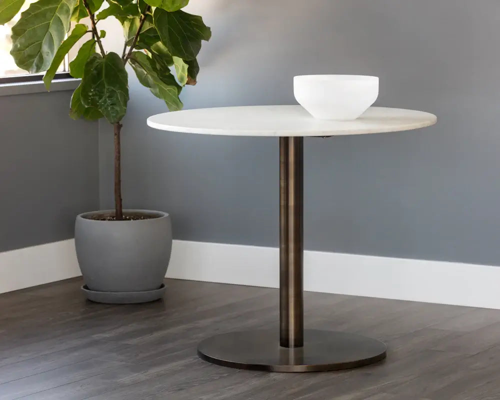 SUNPAN  102914  ENCO BISTRO TABLE - MARBLE - 35"