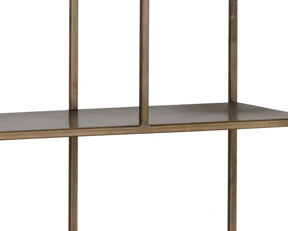 SUNPAN 102939  EIFFEL BOOKCASE - ANTIQUE BRASS - SMALL