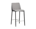SUNPAN  103307  RENEE COUNTER STOOL - ARMOUR GREY FABRIC / DARK SLATE FABRIC