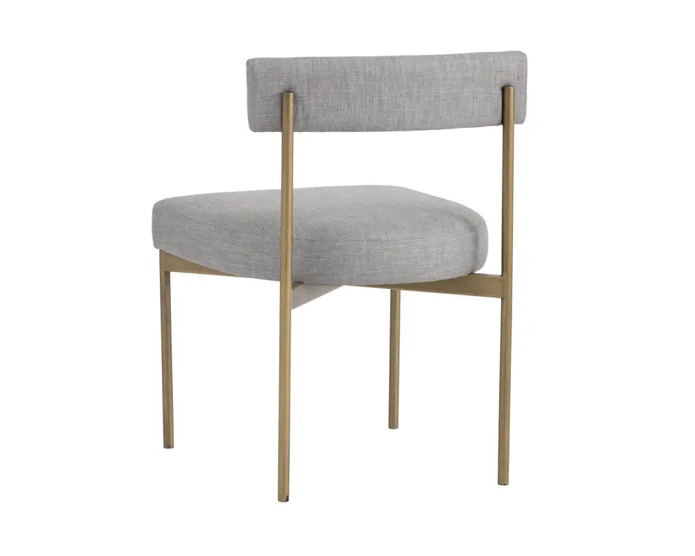 SUNPAN  103362  SENECA DINING CHAIR Grey  SET OF TWO