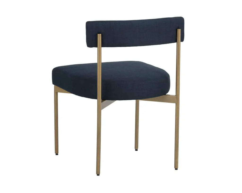 SUNPAN  103363 SENECA DINING CHAIR Navy SET OF TWO