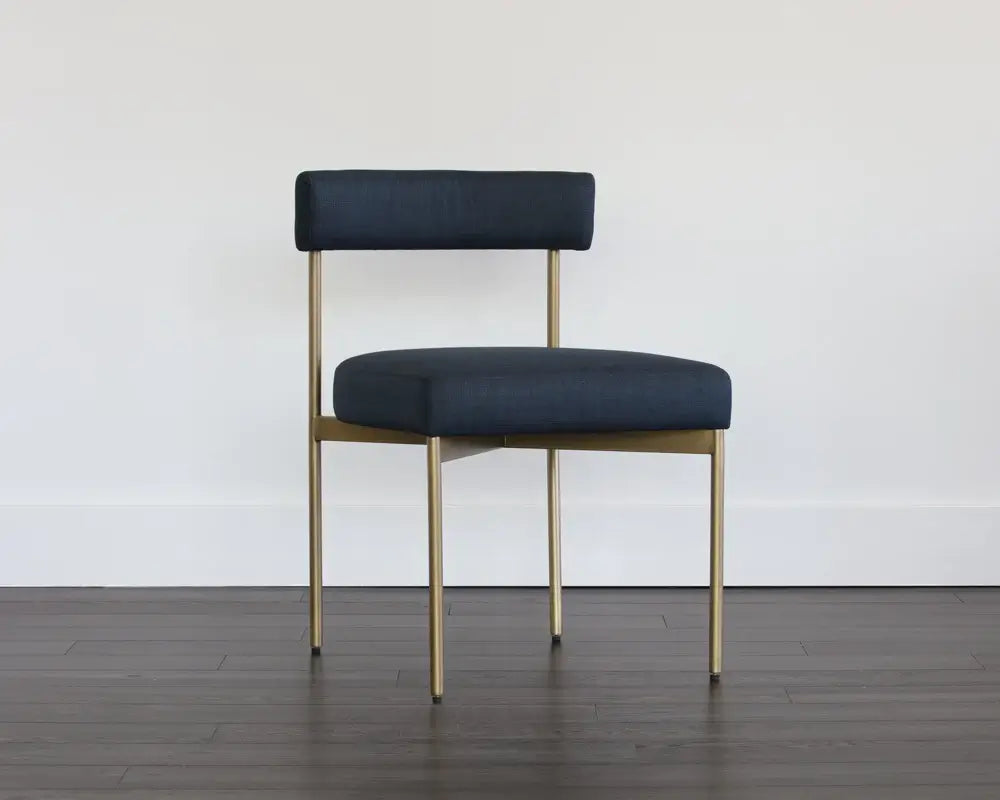 SUNPAN  103363 SENECA DINING CHAIR Navy SET OF TWO