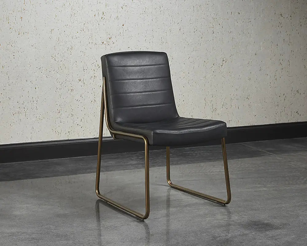 Sunpan Anton Dining Chair Black  Set of Two 103413