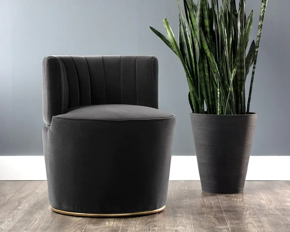 Sunpan August Lounge Chair Grey 103495