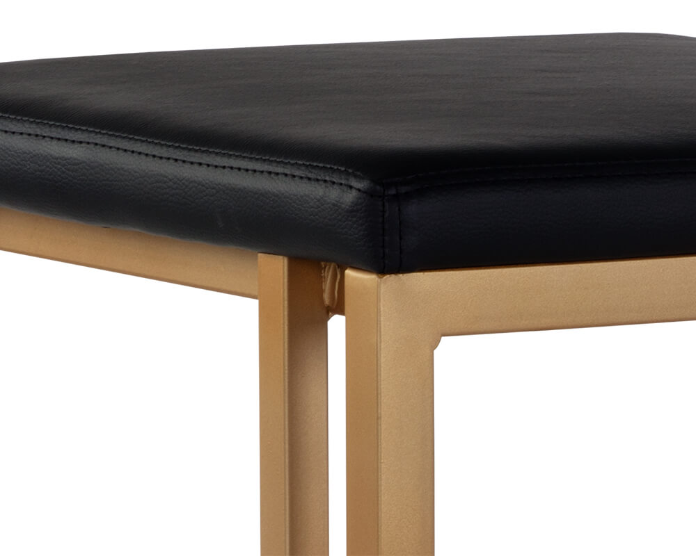 SUNPAN Boone Counter Stool - Champagne Gold - Onyx SET OF TWO 103644