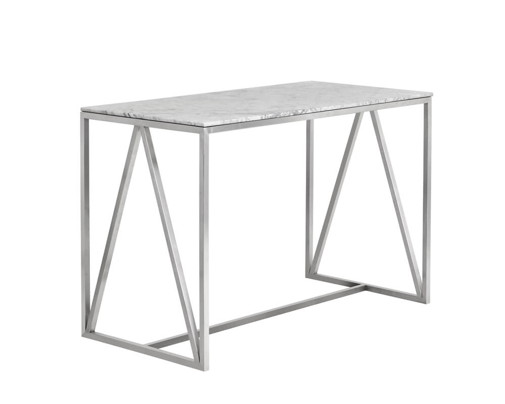 SUNPAN Abel Counter Table - Stainless Steel 103772