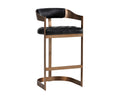 SUNPAN Beaumont Barstool Antique Brass - Cantina Black 103777