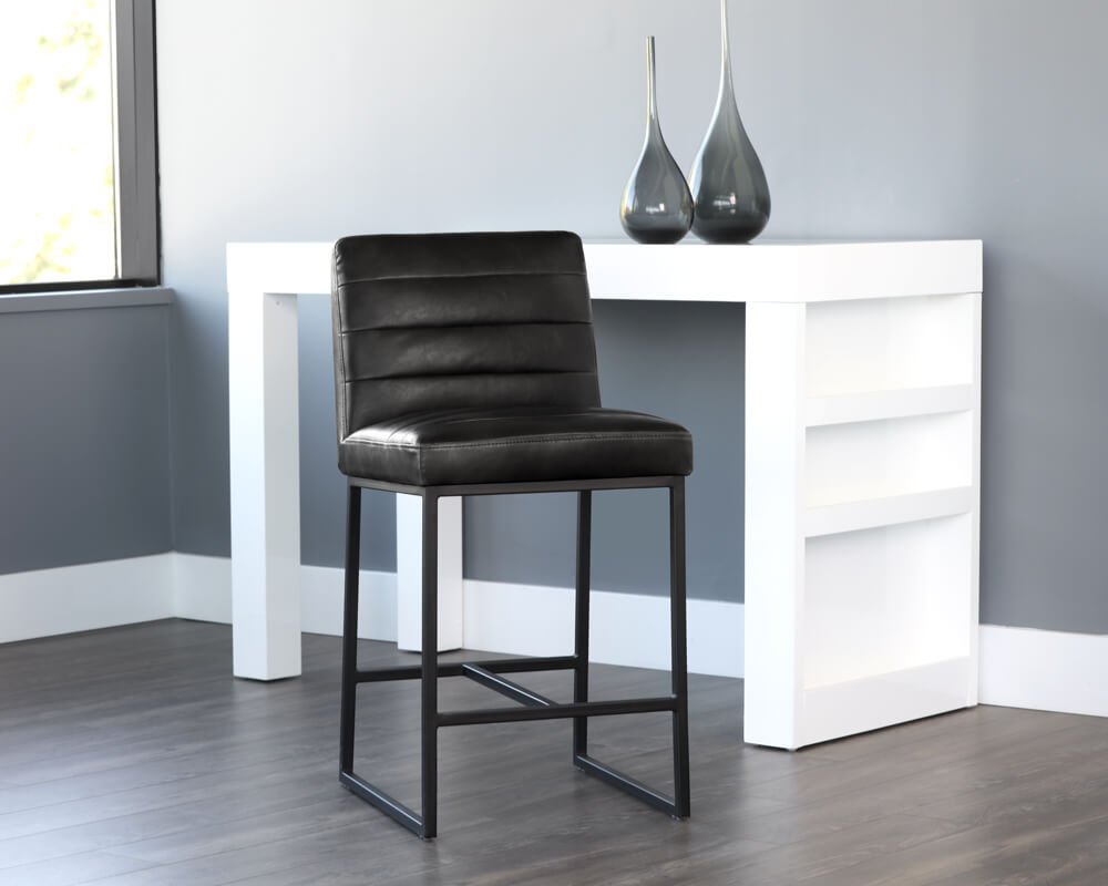 SUNPAN Spyros Counter Stool - Coal Black 103899