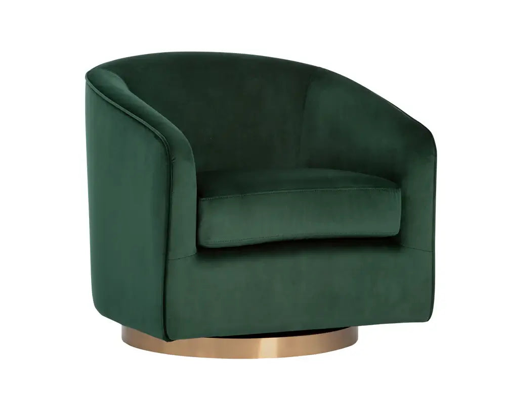 SUNPAN HAZEL SWIVEL LOUNGE CHAIR DEEP GREEN SKY 103999