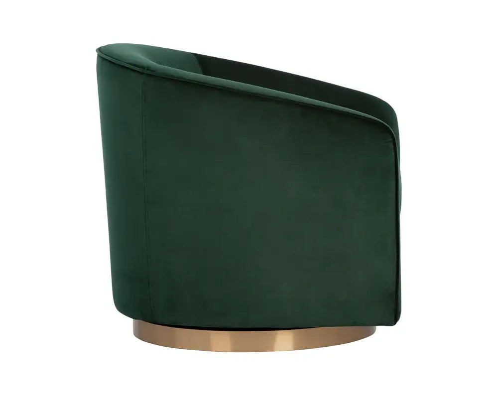SUNPAN HAZEL SWIVEL LOUNGE CHAIR DEEP GREEN SKY 103999
