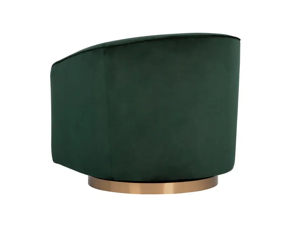 SUNPAN HAZEL SWIVEL LOUNGE CHAIR DEEP GREEN SKY 103999