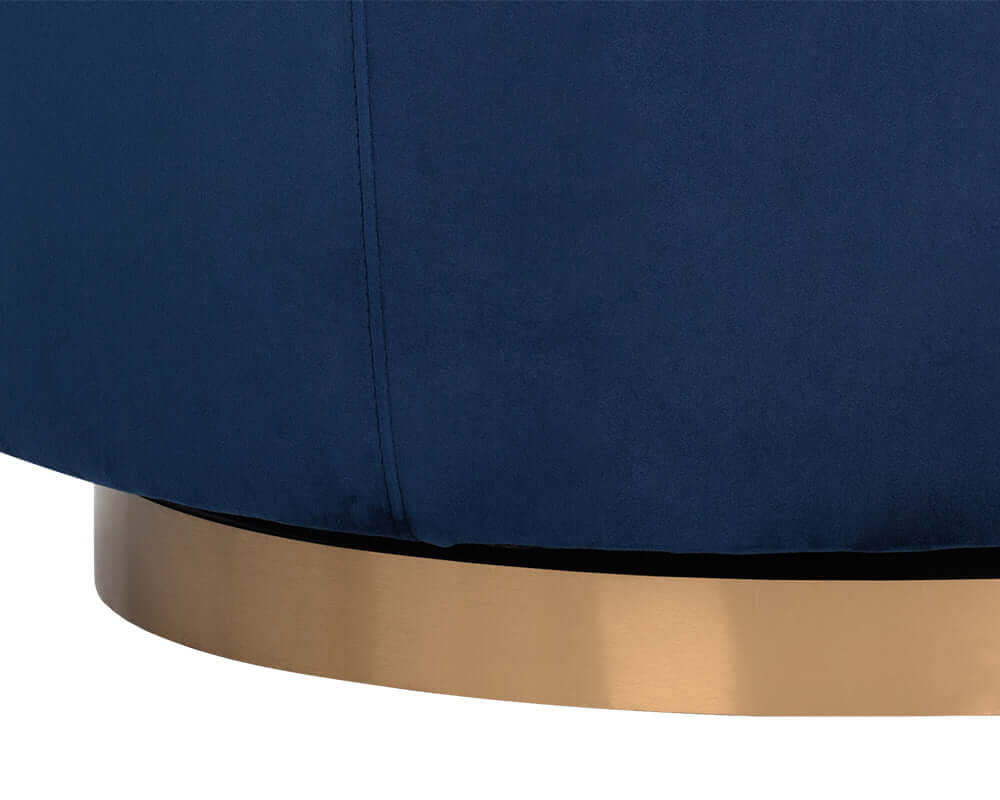 SUNPAN HAZEL SWIVEL LOUNGE CHAIR  NAVY BLUE SKY 104001