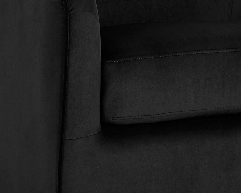 SUNPAN HAZEL SWIVEL LOUNGE CHAIR  BLACK SKY 104003
