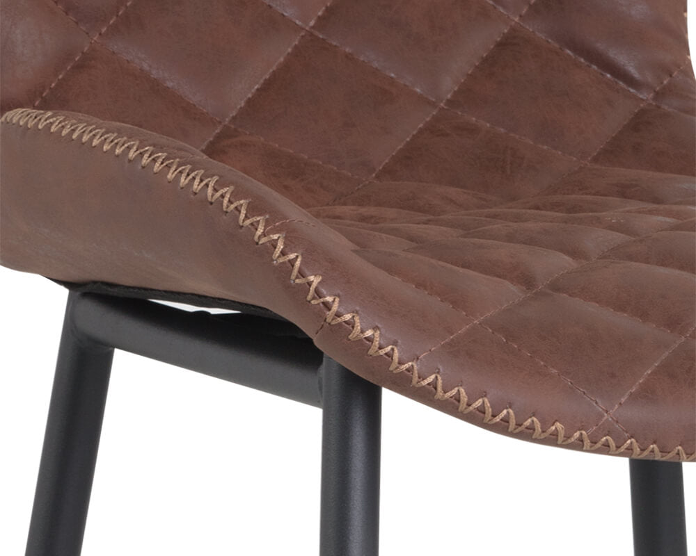 SUNPAN Lyla Counter Stool - Antique Brown SET OF TWO 104034