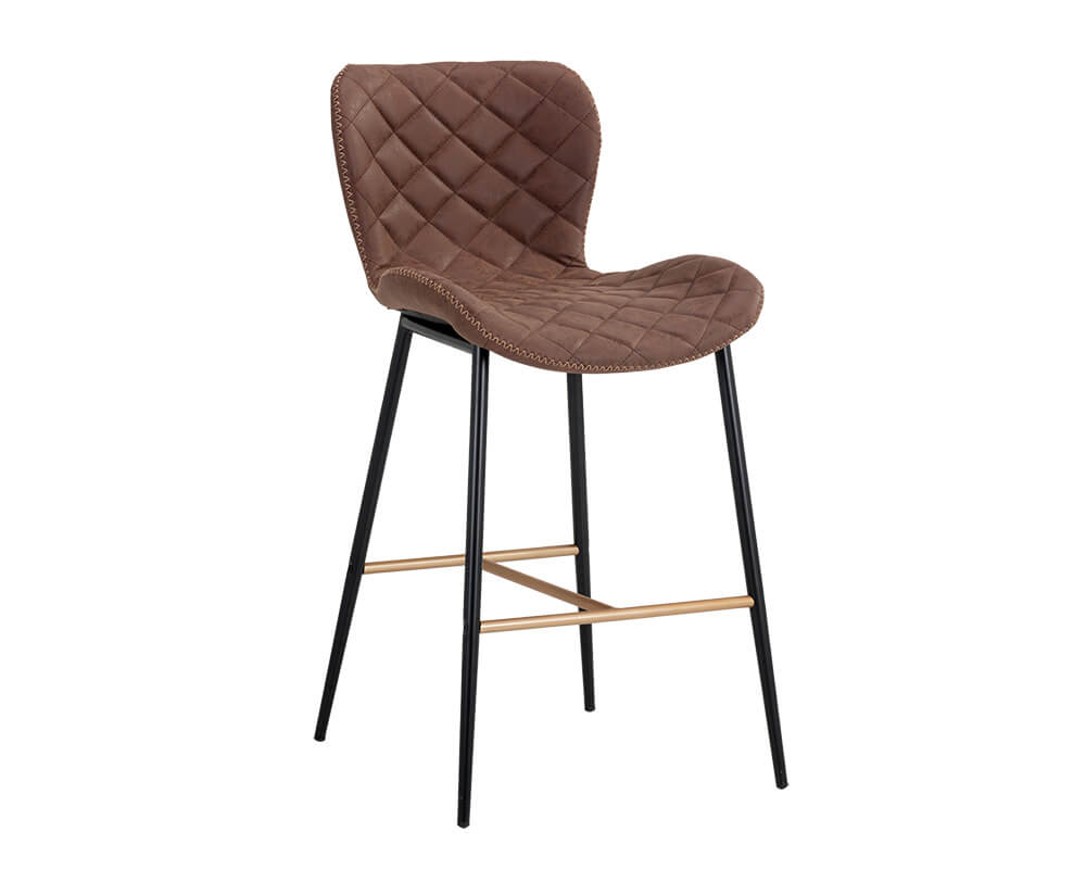 SUNPAN Lyla Counter Stool - Antique Brown SET OF TWO 104034