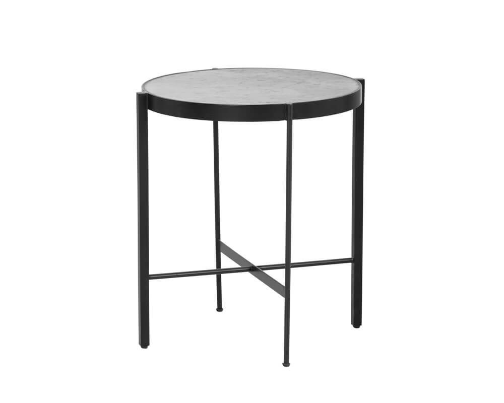 SUNPAN Willem End Table - White Marble 104133