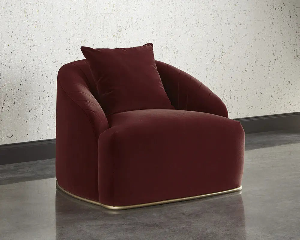 Sunpan Astrid Armchair Merlot 104138
