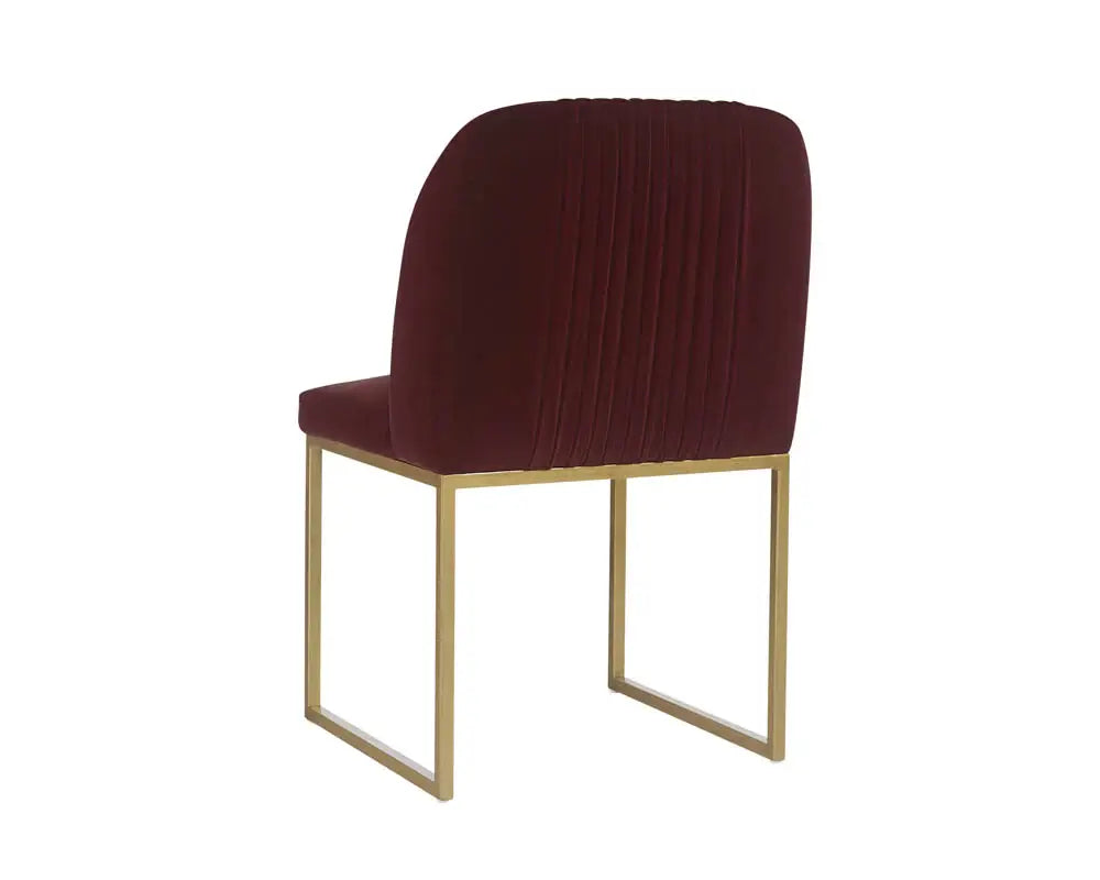 SUNPAN  104141  Nevin Dining Chair - Merlot  SET OF TWO