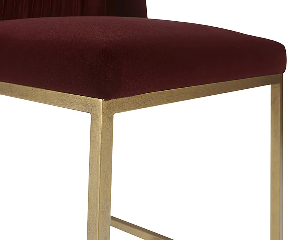 SUNPAN  104141  Nevin Dining Chair - Merlot  SET OF TWO