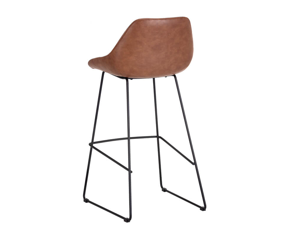 SUNPAN Mccoy Counter Stool November Grey / Cinnamon Brown 104390