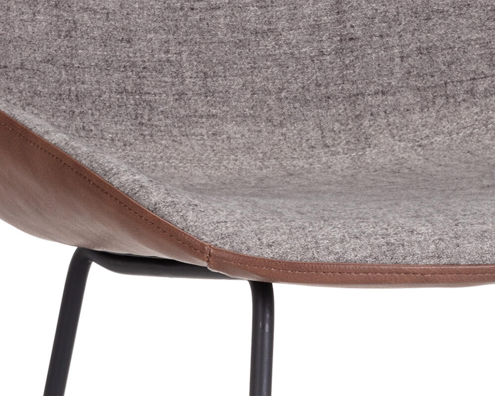 SUNPAN Mccoy Counter Stool November Grey / Cinnamon Brown 104390