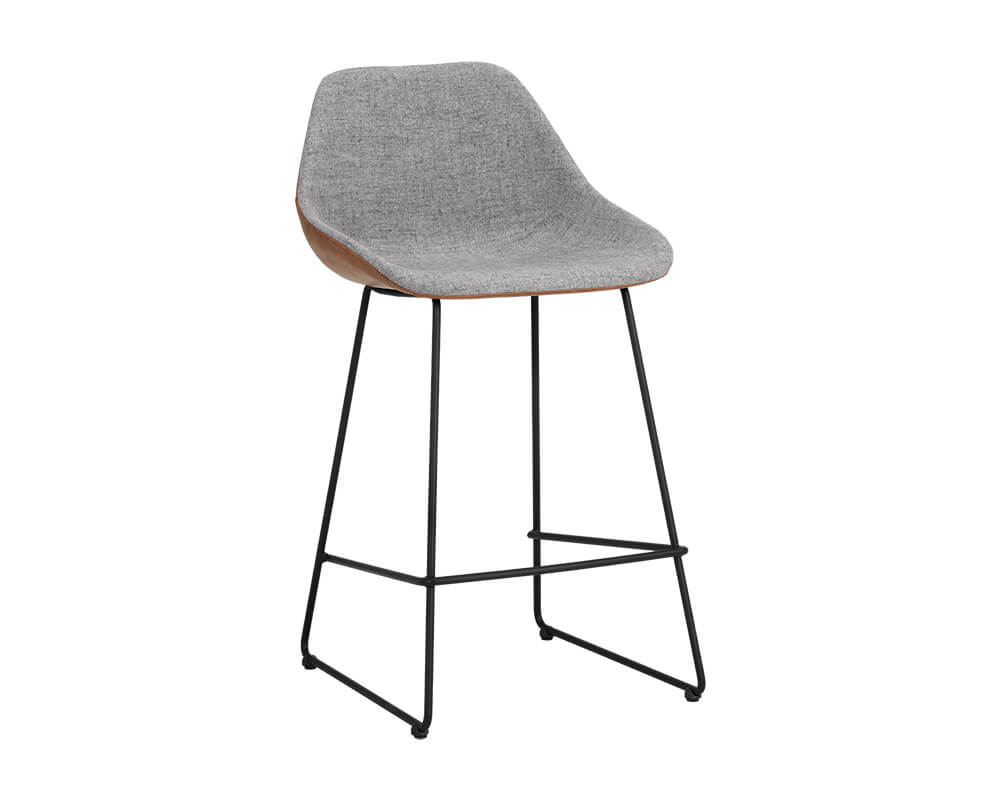 SUNPAN Mccoy Counter Stool November Grey / Cinnamon Brown 104390