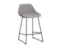 SUNPAN Mccoy Counter Stool November Grey / Cinnamon Brown 104390